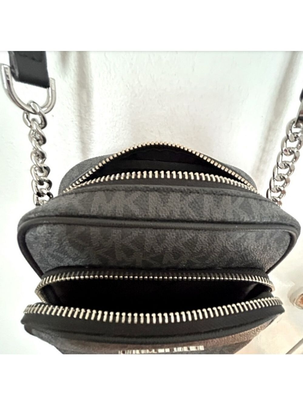 Michael Kors Black Messenger Bag with Adjustable Strap - Picture 6 of 10